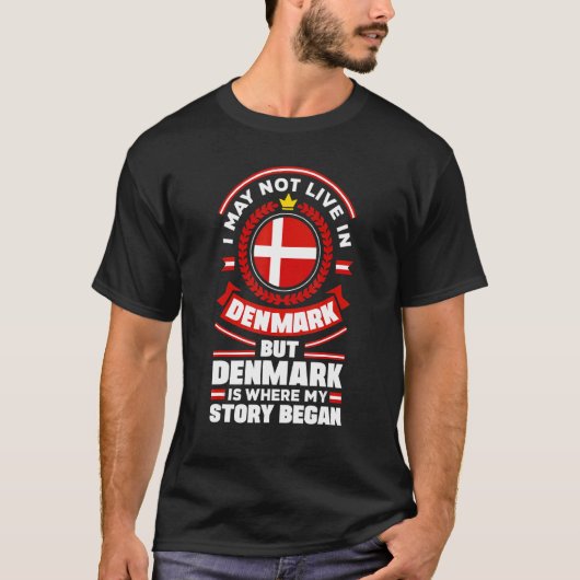 T-shirt Danemark Drapeau Danemark Citation (Devant)