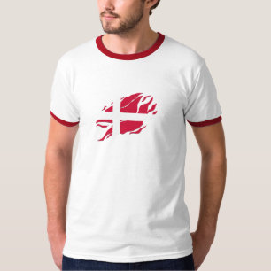 T-shirt Danemark Drapeau en moi, marque de scandinavie