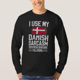T-shirt Danemark Drapeau Souvenirs pour Danois Hommes & Fe