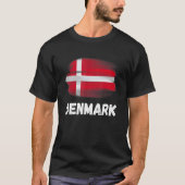 T-shirt Danemark Flag Pride Retro Danemark Famille Drapeau (Devant)
