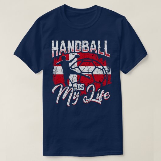 T-shirt Danemark Handball 1 (Design devant)