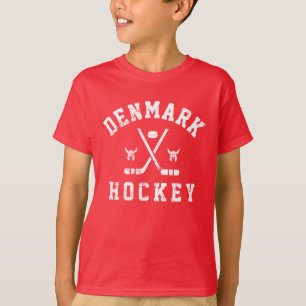 T-Shirt Danemark Hockey sur Glace