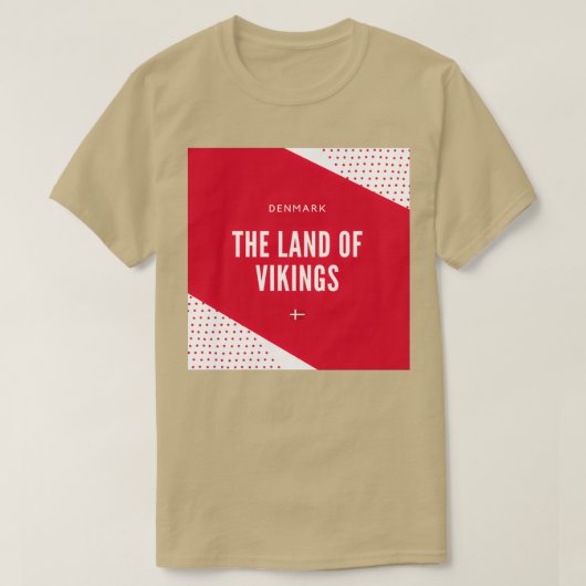 T-shirt Danemark le Pays des Vikings 2 (Design devant)