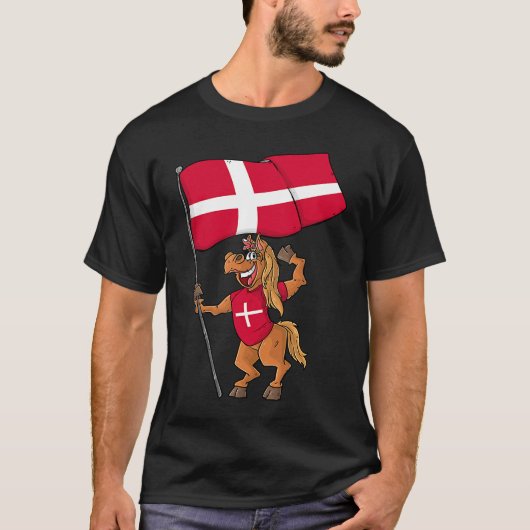 T-shirt Danemark Van Horse (Devant)