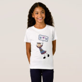 T-shirt d'ange d'art (Devant entier)