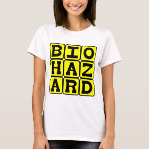 T-shirt Danger biologique, matière dangereuse