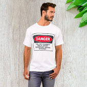 T-shirt Danger Confined Space Entry Safety Warning