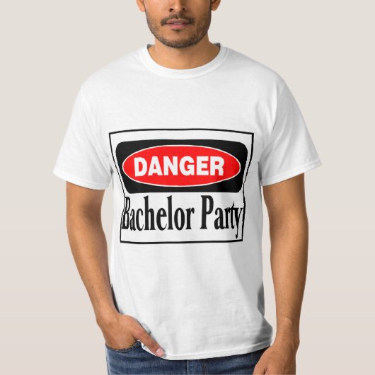 T-shirt Danger de fête de baccalauréat (Devant)