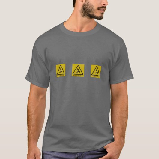 T-shirt Danger de la mort (Devant)