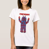 T-shirt Danger de robot ! (Devant)