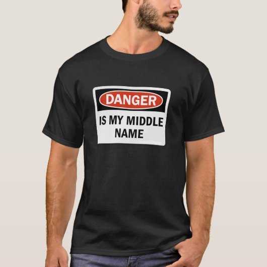 T-shirt Danger i my middle igname (Devant)