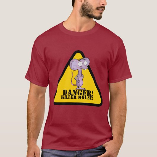 T-SHIRT DANGER !, KILLER MOUSE ! (Devant)