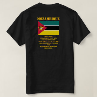 T-shirt Danger Landmines, Mozambique