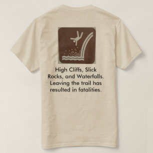 T-shirt Danger : les cascades peuvent vous tuer !