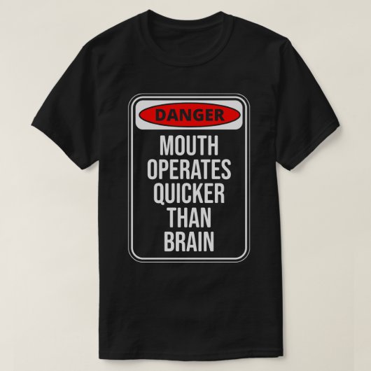 T-shirt Danger Mouth fonctionne plus rapidement que le Cit (Design devant)