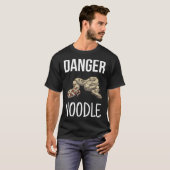 T-shirt Danger Noodle  Herpetologist Ophidian Snake (Devant entier)
