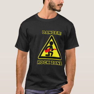 T-shirt Danger Rock ZoneFunny 629
