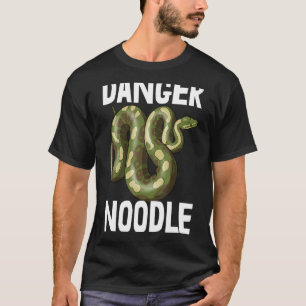 T-shirt Danger Serpent à nouilles Python Slithering Serpen