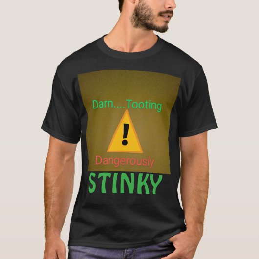T-shirt Dangereusement puant (Devant)