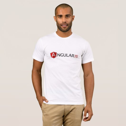 T-shirt d'AngularJS (Devant entier)