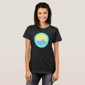 T-shirt Dania Beach Floride Retro Sunset (Devant entier)