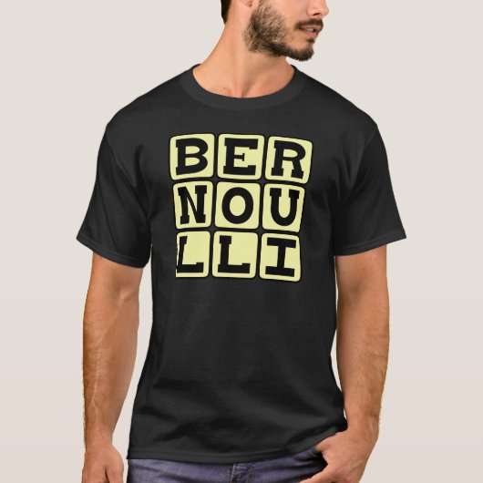 T-shirt Daniel Bernoulli, du principe de Bernoulli (Devant)