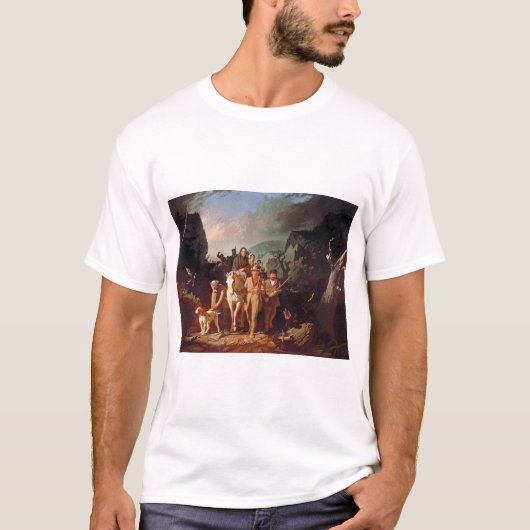 T-shirt Daniel Boone escorte les colons (Devant)