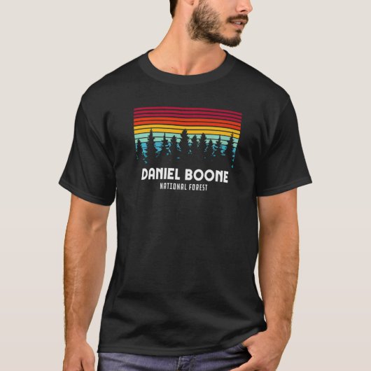 T-shirt Daniel Boone Forêt Nationale Kentucky Style Cool S (Devant)