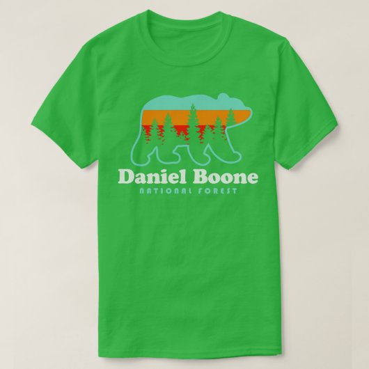 T-shirt Daniel Boone Forêt nationale Rivière Rouge Gorge N (Design devant)