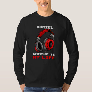 T-shirt Daniel Gaming Est Ma Vie Personnalisée
