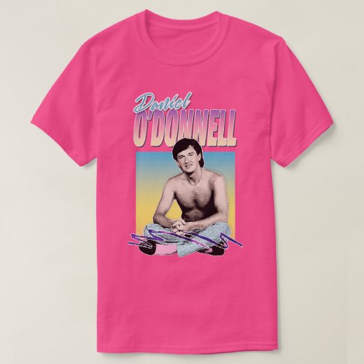 T-shirt Daniel ODonnell Esthétique 80s Design (Design devant)