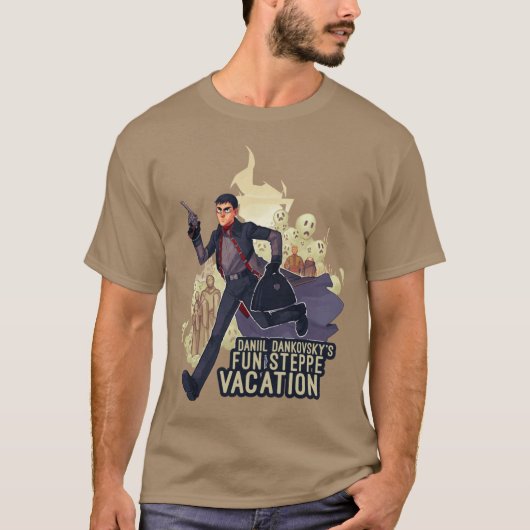 T-shirt Daniil Dankovskys Fun Steppe Vacation Pathologic (Devant)