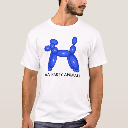 T-shirt d'animal de ballon d'amusement (Devant)