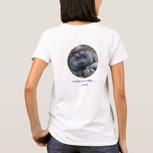 T-shirt d'animaux de Fugly (Dos)