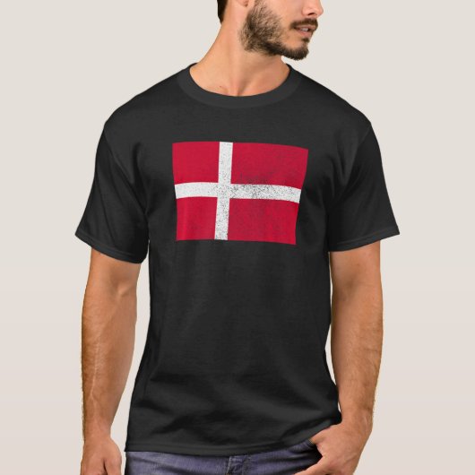 T-shirt Danish Denmark Flag Pride Danish Flag 1 (Devant)