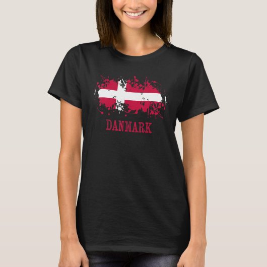 T-shirt Danish enthusiasts for Danmark and Denmark (Devant)
