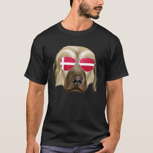 T-shirt Danish Flag Anatolian Shepherd Dog Dog Denmark Poc (Devant)
