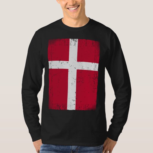 T-shirt Danish Flag Denmark (Devant)