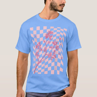 T-shirt Danish Pastel Aesthetic Cerisier Fleur Japonaise S