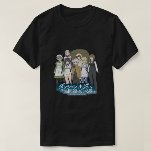 T-shirt Danmachi Hestia family Classic (Design devant)