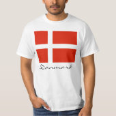 T-shirt Danmark avec Dannebrog (Devant)
