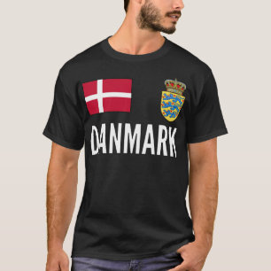 T-shirt Danmark Soccer Jersey Danemark Championnat du mond