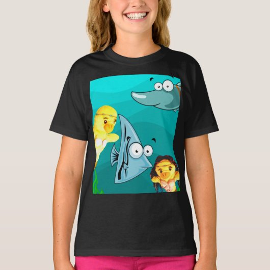 T-shirt Danni la Sirène (Devant)