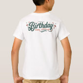 T-shirt d'anniversaire (Dos)