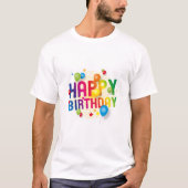 T-shirt d'anniversaire (Devant)