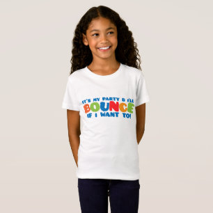 T-shirt d'anniversaire de Chambre de rebond