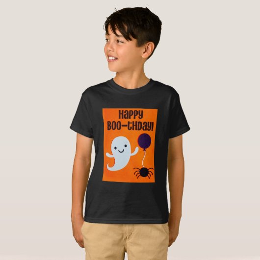 T-shirt d'anniversaire de Halloween (Devant entier)