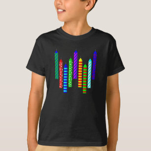 T-shirt d'anniversaire de neuf ans - noir