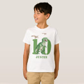 T-shirt d'anniversaire Dinosaur T Rex (Devant entier)