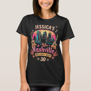 T-shirt d'anniversaire personnalisable à Nashville